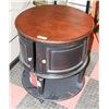 Image 1 : BOUTIQUE 2 TONE 2 DOOR END TABLE, 26"X29".
