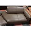 Image 3 : NEW 2PC GENUINE BROWN LEATHER SECTIONAL,