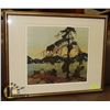 Image 1 : A.Y.  JACKSON GROUP OF 7 PRINT FRAMED AND MATTED