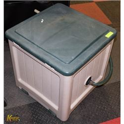 SUNCAST HOSE HIDEAWAY WITH 50' HOSE &