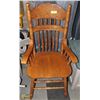 Image 1 : SOLID OAK ARM CHAIR