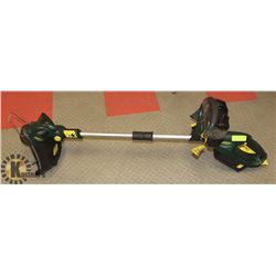 YARDWORKS 18 VOLT GRASS WHIP BATTERY & CHARGER