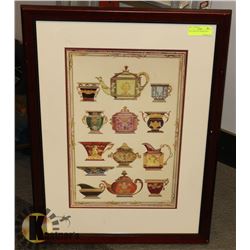 23X31 CHINA POT FRAMED PRINT.