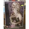 Image 1 : MARILYN MONROE PICTURE 24"X35".