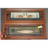 Image 1 : 2 PICTURES 10"X26" - FISH AND GEESE SIGNED BY