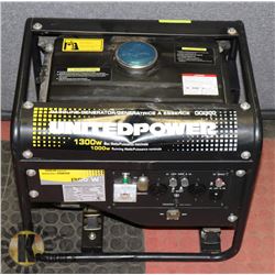 UNITED POWER GENERATOR 1300 WATT 60HZ.
