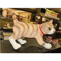 LARGE PLASTIC HANGING CAT FIXTURE ON CHOICE