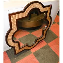 BOUTIQUE 2 TONE WALL HANGING MIRROR. FURNITURE