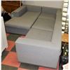 Image 1 : BOUTIQUE GREY FABRIC 4 PC CHAISE LOUNGE SECTIONAL
