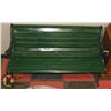 Image 2 : CAST IRON & WOOD GARDEN/PARK BENCH. OUTDOOR