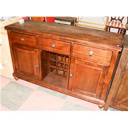 WOOD TONE SIDEBOARD -  ON CHOICE