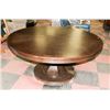 Image 1 : BOUTIQUE LARGE ROUND PEDESTAL KITCHEN TABLE