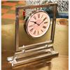 Image 1 : BOUTIQUE CHROME TABLE CLOCK. FURNITURE