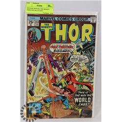 VINTAGE MARVEL THE MIGHTY THOR FEB 244, 25 CENT