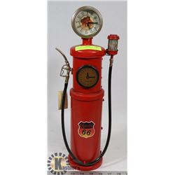 GASOLINE 66 ORNAMENT CLOCK