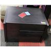 Image 1 : BOUTIQUE HUPPY 2 DRAWER NIGHT STAND, 26"X19"X19".