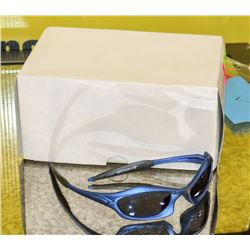 BOX OF MARINE BLUE DESIGNER SUNGLASSES