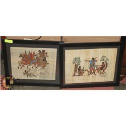 2 GREEK OR ROMAN THEMED WALL ART.