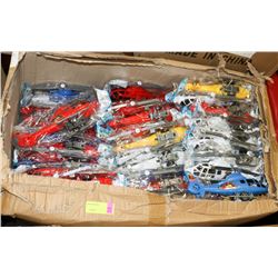 CASE OF TOY HELICOPTERS
