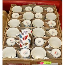 CASE OF 72 COFFEE MUGS ON CHOICE
