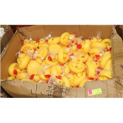 LARGE CASE OF RUBBER DUCKY SETS