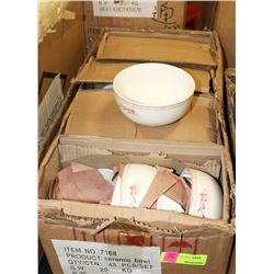 CASE OF CERAMIC BOWLS