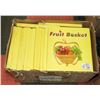 Image 1 : CASE OF FOLDING WOOD FRUIT BASKETS