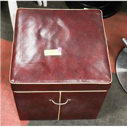 VINTAGE RECORD STORAGE CUBE