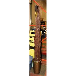 ORNAMENTAL VASE WITH 6' TWIGS