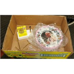 BOX OF RELIGIOUS ORNAMENTS