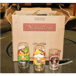 BOX OF MCDONALDS, PEANUTS GLASSES AND MORE