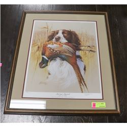 SPRINGER SPANIEL LTD ED 433/5500 SIGNED PRINT