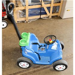 LITTLE TIKES PUSH CART BLUE