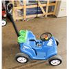 Image 1 : LITTLE TIKES PUSH CART BLUE