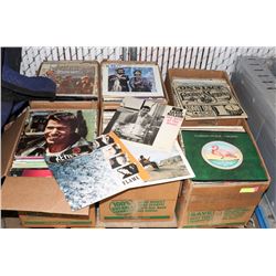 PALLET OF ASSORTED RECORDS.