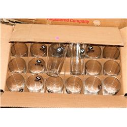 CASE OF 24 NEW BIG ROCK BEER GLASSES