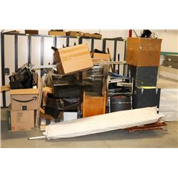 2.5 PALLETS OF ASSORTED OFFICE FURNITURE