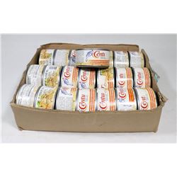 22 CANS OF FLAKED LIGHT TUNA IN TOMATO SAUCE