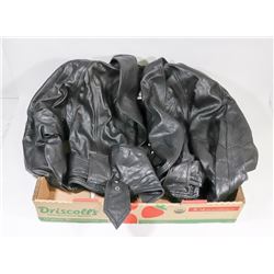 LEATHER BIKER JACKET