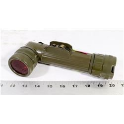 VINTAGE MILITARY FULTON ANGLED FLASHLIGHT