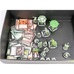 17 PC MONSTERPOCALYPSE AND 150 PC MAGIC CARDS