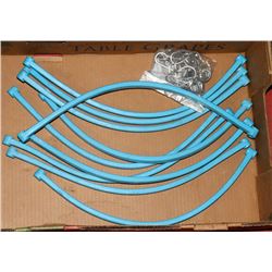 10 NEW 24" RUBBER BUNGEE CORDS.