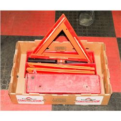6 PC HEAVY DUTY REFLECTOR TRIANGLE