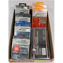 FLAT WITH ASSORTED FASTENERS, ANCHORS & SCREWS