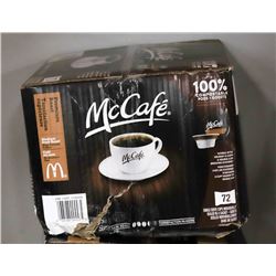 CASE OF 72 MCCAFE K-CUP COFFEE PODS