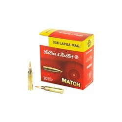 S& B 338LAPUA 250GR SIERRA HPBT 100 Rds