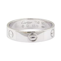 Cartier Love Ring - 18KT White Gold