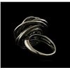 Image 3 : 1.37 ctw Diamond Ring - 18KT White and Black Gold