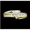 Image 2 : 1.00 Diamond Ring - 14KT Yellow Gold