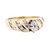 Image 1 : 0.93 ctw Diamond Ring - 14KT Yellow Gold